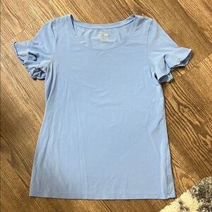 Lilly Pulitzer Ruffle Sleeve Top - XS